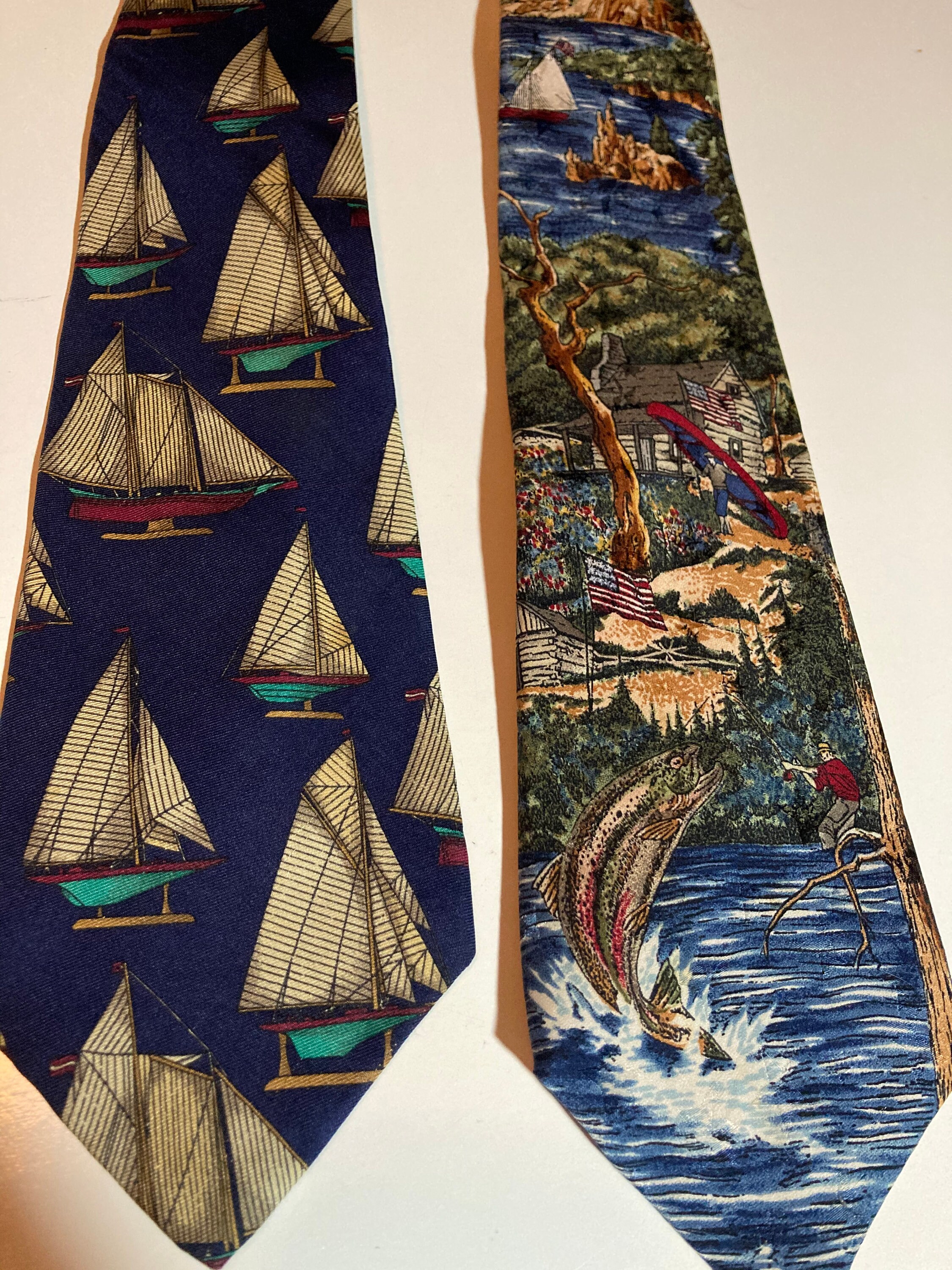 Louis Vuitton Paris America's Cup Nautical Flags Silk Necktie Tie