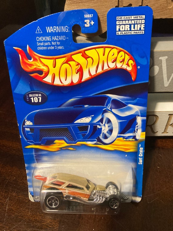 Hot Wheels Car Lot of 4 Vintage in Packages XT-3 #215 Surf Crate