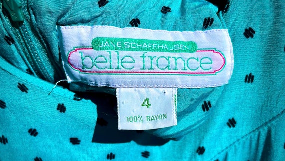 1980s Jane Schaffhaussen for Belle France Novelty… - image 6