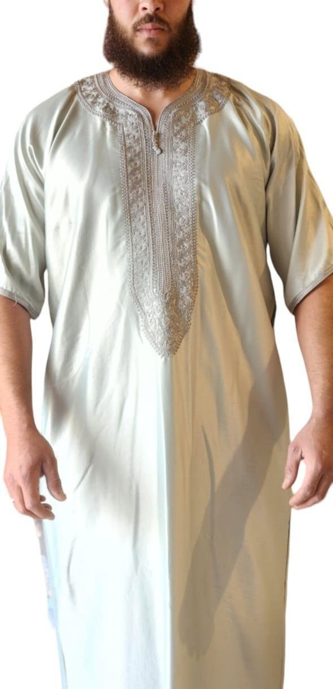 Moroccan Gandora Kaftan Thobe for Daily Outfit Occasions - Etsy