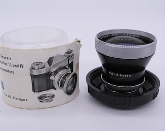 Carl Zeiss Tele-tessar F4/135mm Lens for Contaflex 126 Cameras