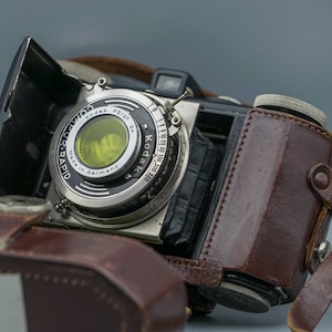 Vintage Kodak Retina Camera (Type 118) with Yellow Filter