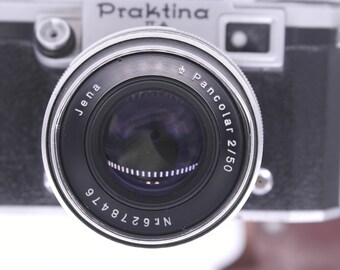 Praktina IIA With Jena Pancolar 2/50 in Original Leather Case - Etsy