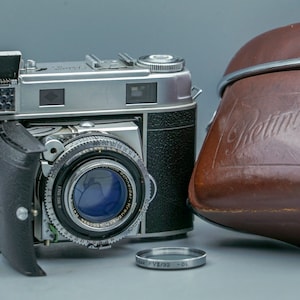 Kodak Retina IIIc Rangefinder Camera with Case (Parts/Repair)