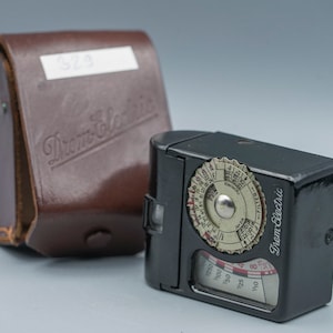 Rare DREM Electric - Dr. E. Mayer, Wien Belichtungsmesser 1920-30 + Otiginal Case