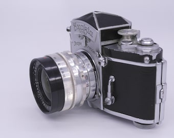 Vintage Exakta Varex VX 35mm SLR Film Camera With Carl Zeiss Jena