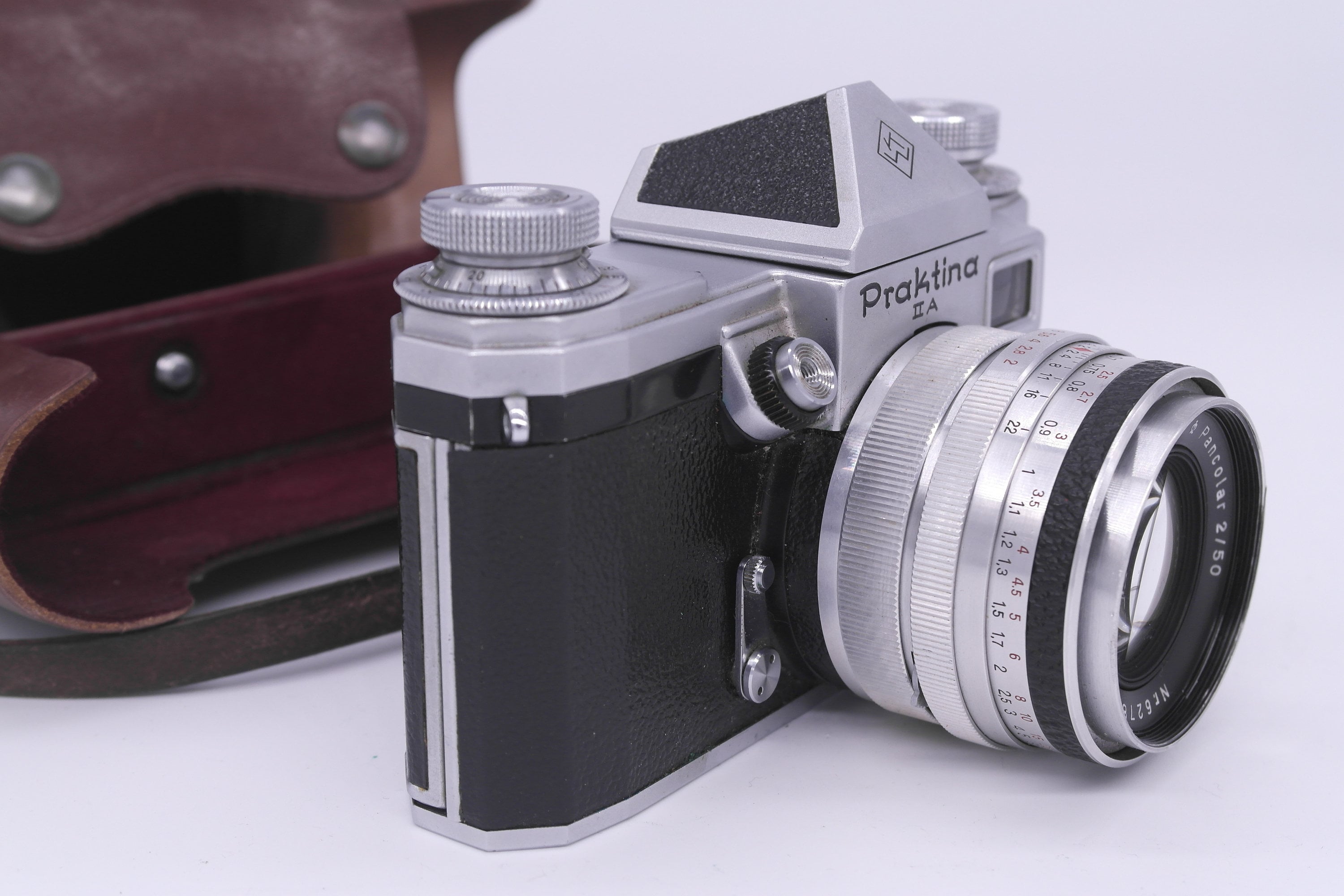 Praktina IIA With Jena Pancolar 2/50 in Original Leather Case - Etsy