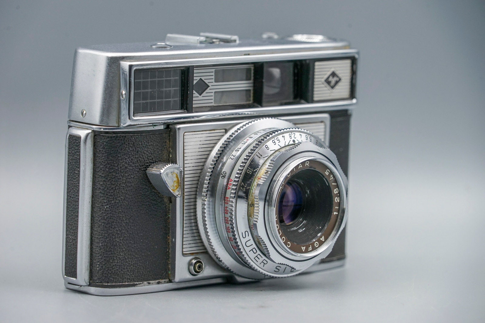 Agfa Super Silette LK Color Apotar 2,8/45 Original Case Sn