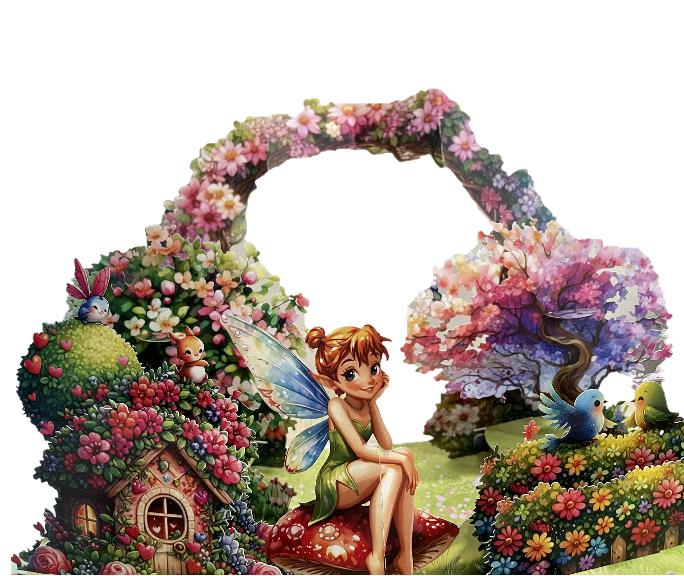 B33 - Fairy Garden Pop-up Card – 3D Enchanted Forest Birthday Card ...