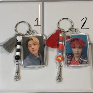 Ateez Hongjoong keychain with charms