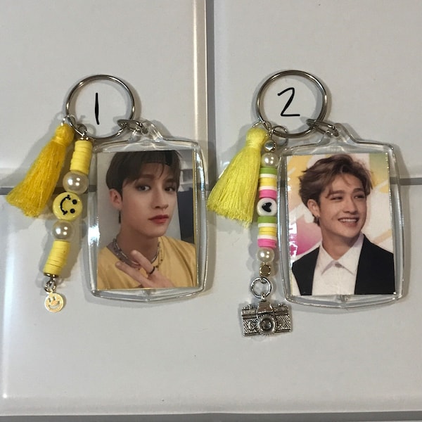 Straykids Bangchan keychain with charms