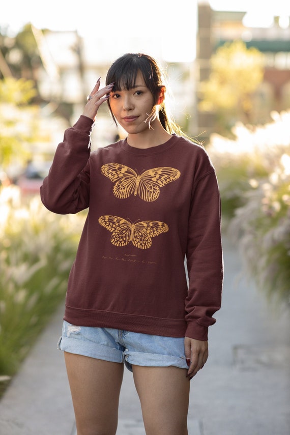 Butterfly Sweatshirt Butterflies 