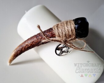 Deer Antler Candle Scribe - Candle Magick Carving Tool, Witchcraft Supplies, Magickal Tools, Candle Manifestation, Spells and Rituals