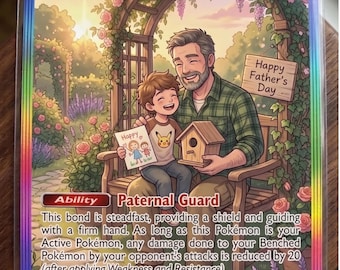 ギフトに最適なエリートカスタムポケモンカード：ホログラフィックカード、防水仕様。