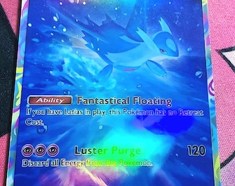 ラティオス フルホロ TCG ポケットカスタムカード。