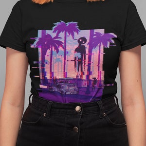 Pastel Goth Glitch T-Shirt | Unisex | Vaporwave Top | Synthwave Alternative Fashion | Eboy | Egirl | Edgy Clothing