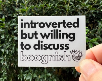 Ween Boognish Introvert Sticker