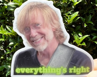 Phish “Everything’s Right” sticker