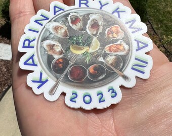 Karina Rykman sticker - Oysters Rykman