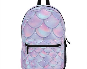 pink mermaid backpack