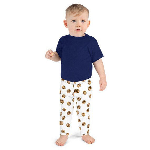 Toddler Cookie Leggings Sizes 2T-7 Kids Baby Clothes White - Etsy