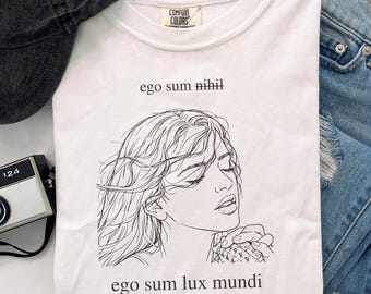 Camiseta estampada de concierto, atuendo para gira de conciertos