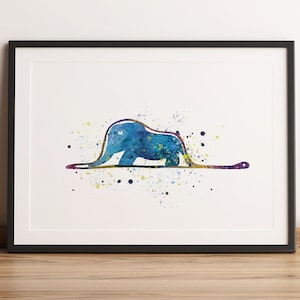 The Little Prince Elephant Watercolor Print / The Little Prince Wall Art Set / Le Petit Prince Nursery Wall Art / Printable DIGITAL File