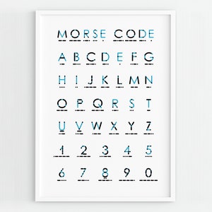 Morse Code Print, Morse Code Poster, Wall Art Print, Wall Art, Morse Code, Minimalist Wall Art, Prints, Minimalist Print, PRINTABLE DOWNLOAD