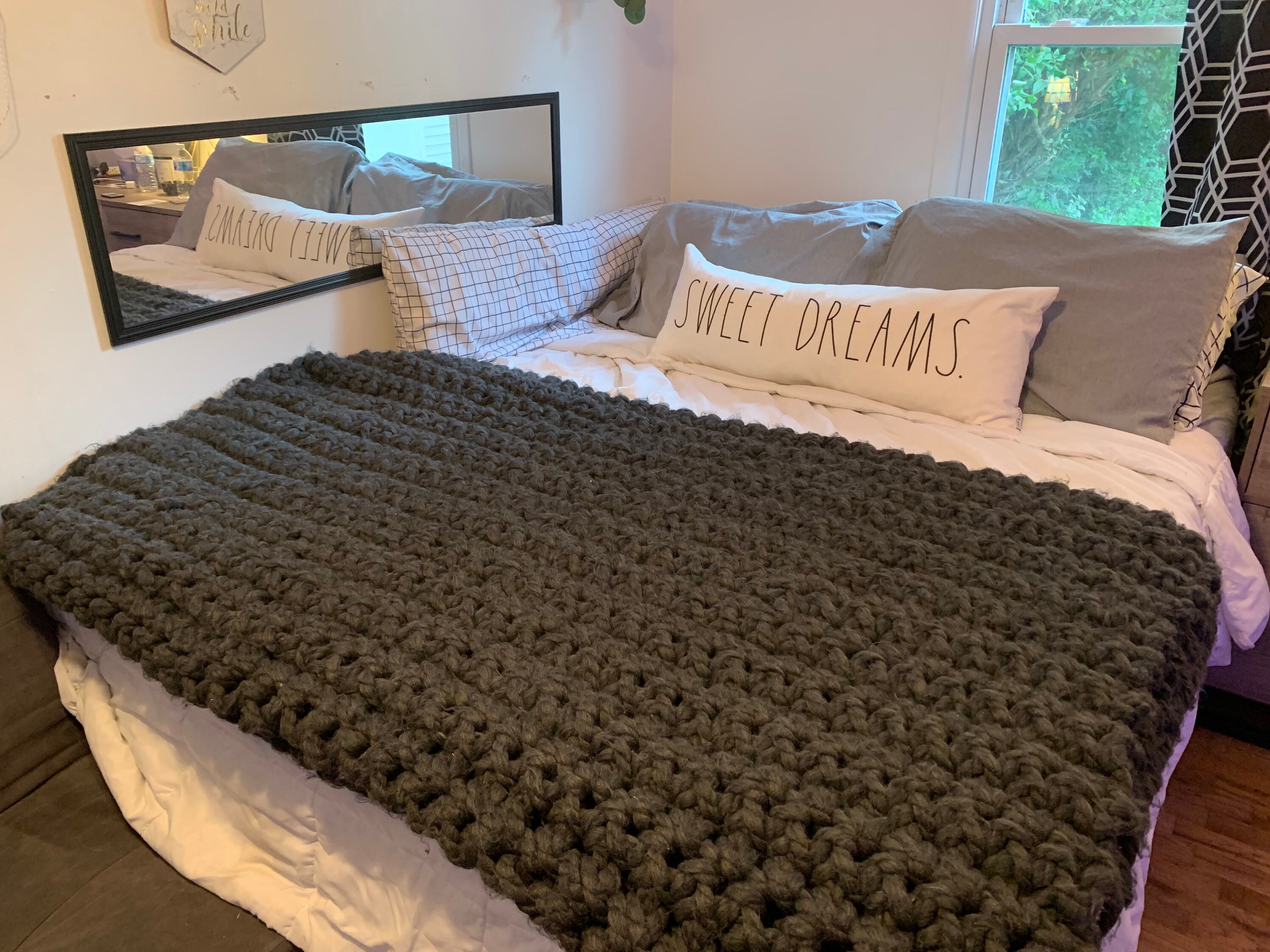 Chunky Crocheted Weighted Blanket Etsy UK