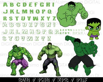Hulk Svg Etsy