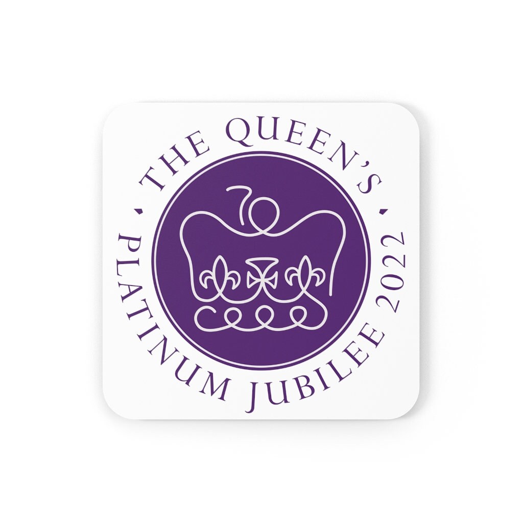The Queens Platinum Jubilee 2022 Coaster Set 4 Coasters Etsy UK