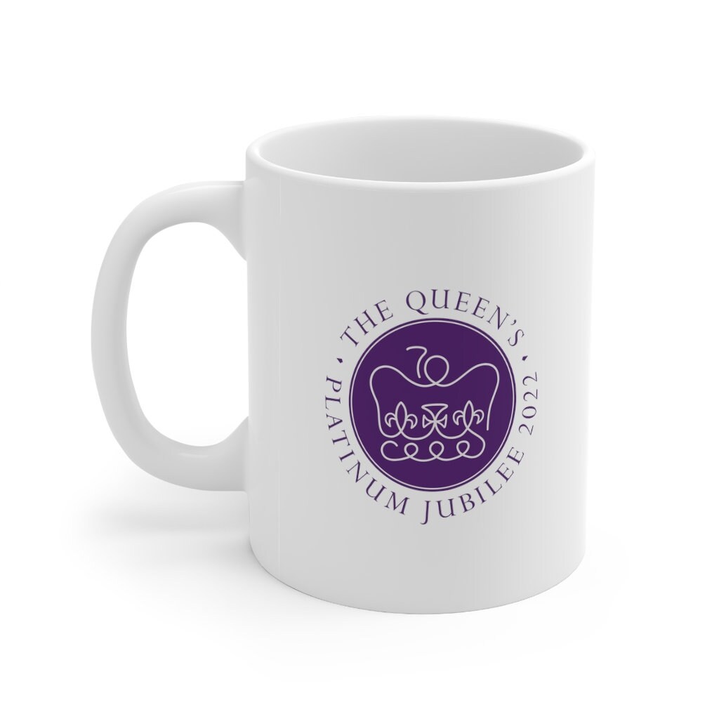 Queens Platinum Jubilee 2022 Mug Ceramic Mug 11oz UK Etsy UK