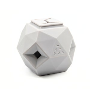The Odin - Modern Interactive Puzzle Dog Toy (Light Gray) By Up Dog Toys