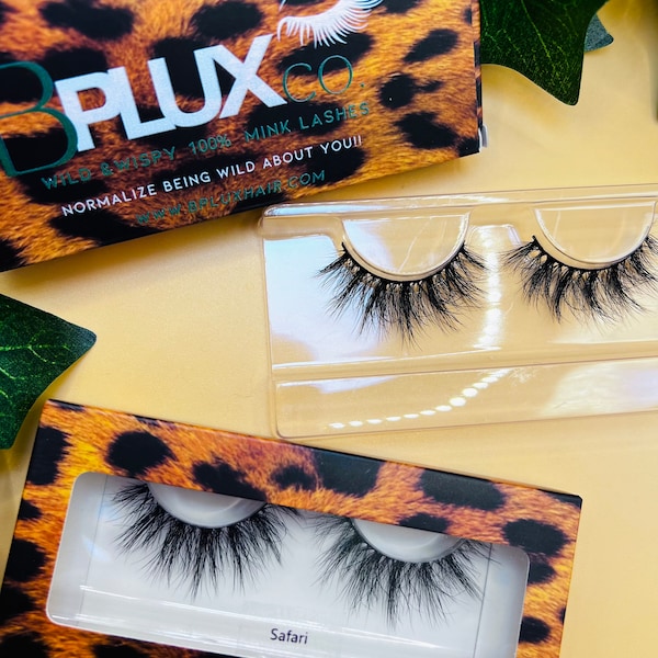 BPLUX CO Wild& Wispy 100% Mink Fur Lashes