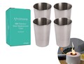 304 Stainless Steel Chamber, Only Compatible with AcimoneDesign Fire Pit Mold, 4 Pack