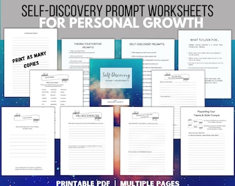 Self-Discovery Workbook, Find Your Purpose, Personal Growth