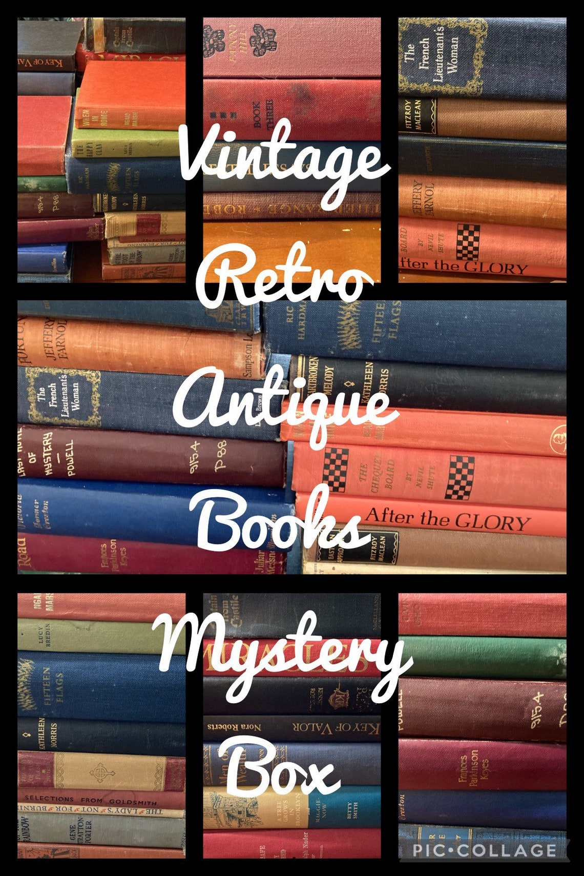 Vintage Rétro Antique Books Mystery Box Choisissez une ère 3VS Etsy
