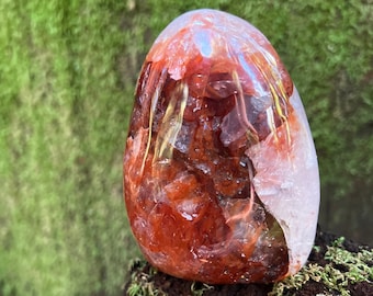 Hematoid Fire Quartz XLarge Free Standing Form