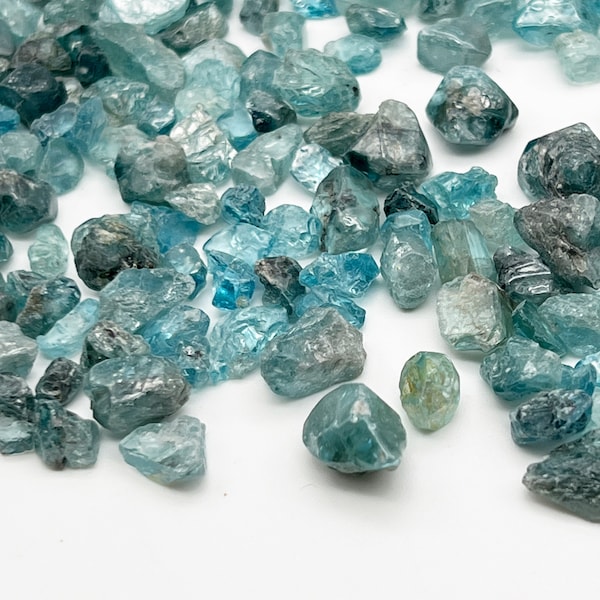 Natural Blue Zircon Gemstone - High Quality - 25 Grams