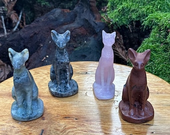 Egyptian Sphynx  Cat Carving