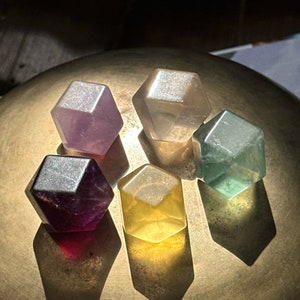 Sacred Geometry Cuboctahedron Fluorite