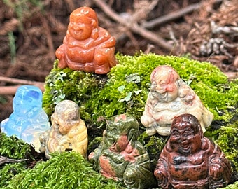 Happy Buddha Different Crystals