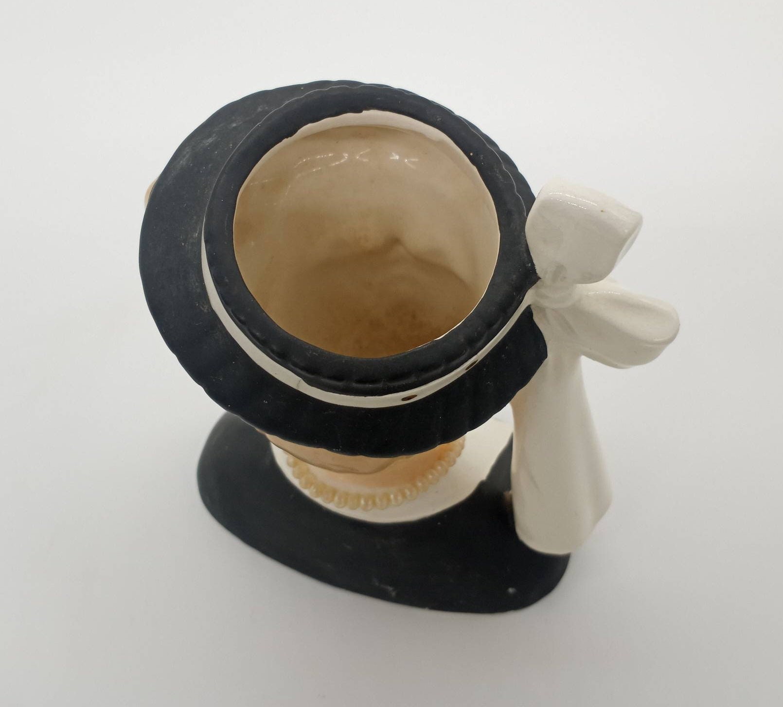 Vintage Enesco Lady Head Bust Vase Planter With Pearl Necklace Etsy