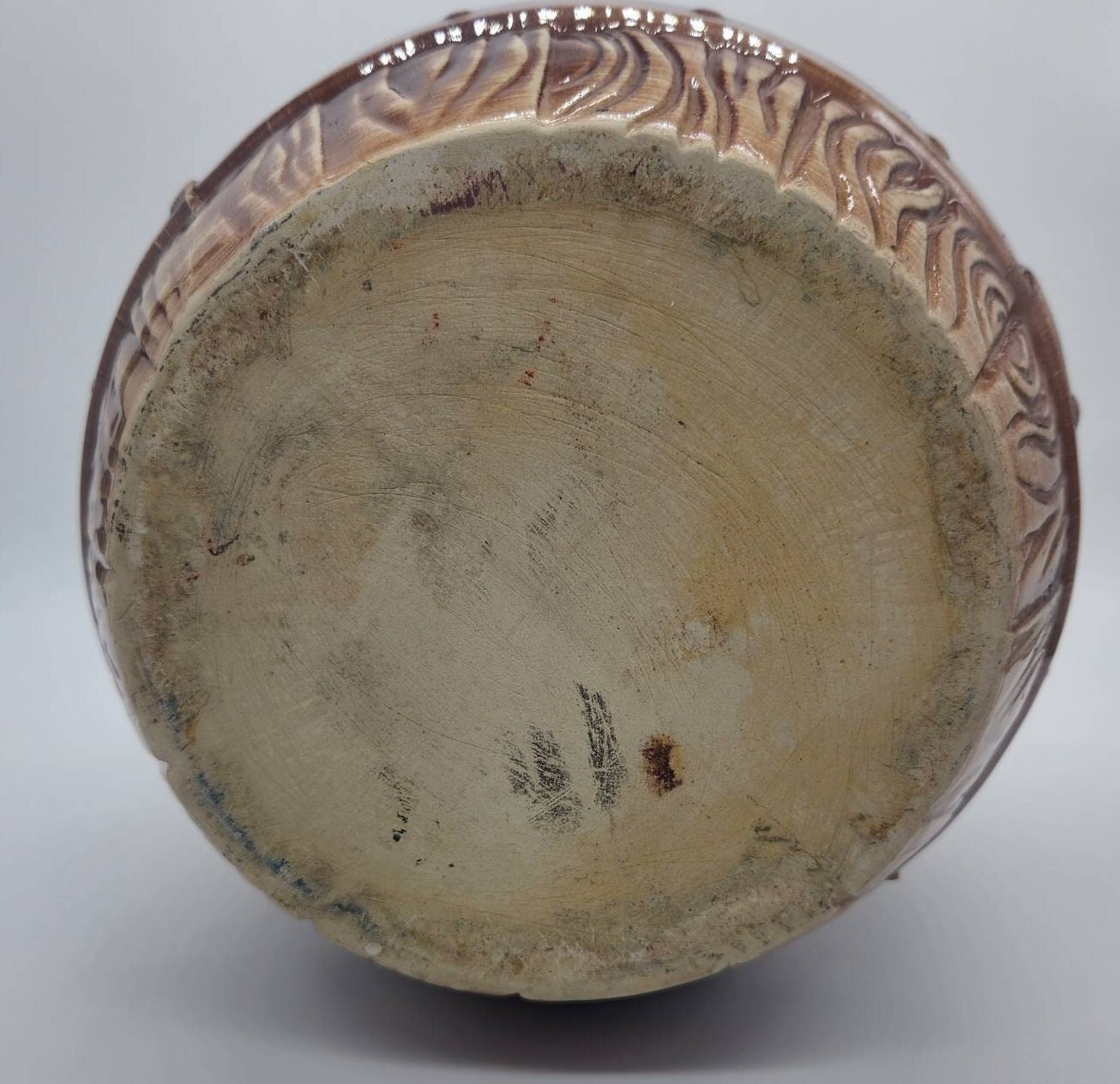 Large Vintage Watts Ovenware Cookie Barrel Cookie Jar Kitchen Etsy