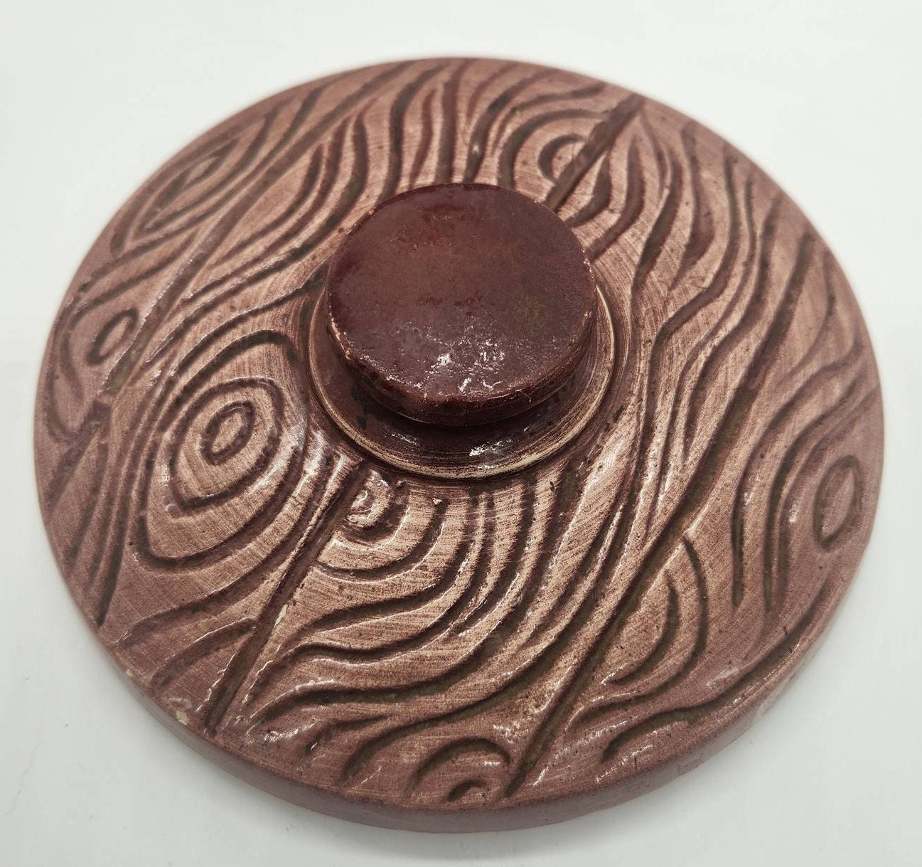 Large Vintage Watts Ovenware Cookie Barrel Cookie Jar Kitchen Etsy