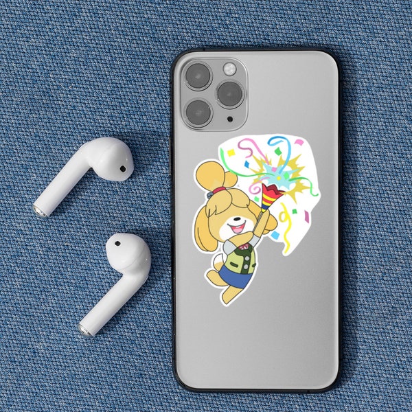 Isabelle Confetti Sticker