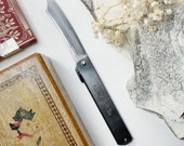 Higonokami Large Warikomi Traditional Japanese Folding Pocket Knife in Black