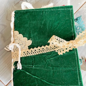 Vintage Style Christmas Junk Journal Handcrafted | Handmade Gratitude Journal