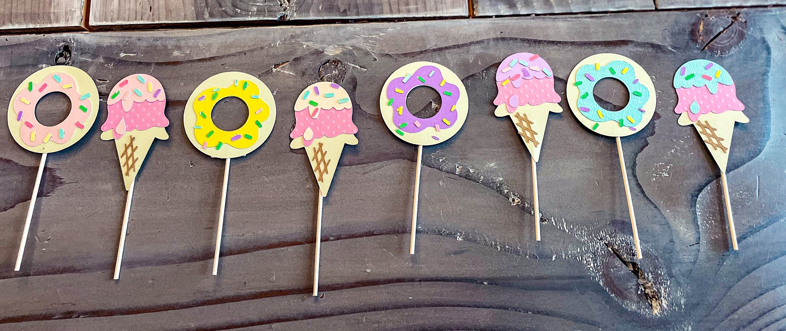 Two Sweet Cake and Cupcake Topper