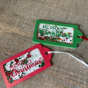Christmas Shaker Gift Tags | Holiday Gift Tags